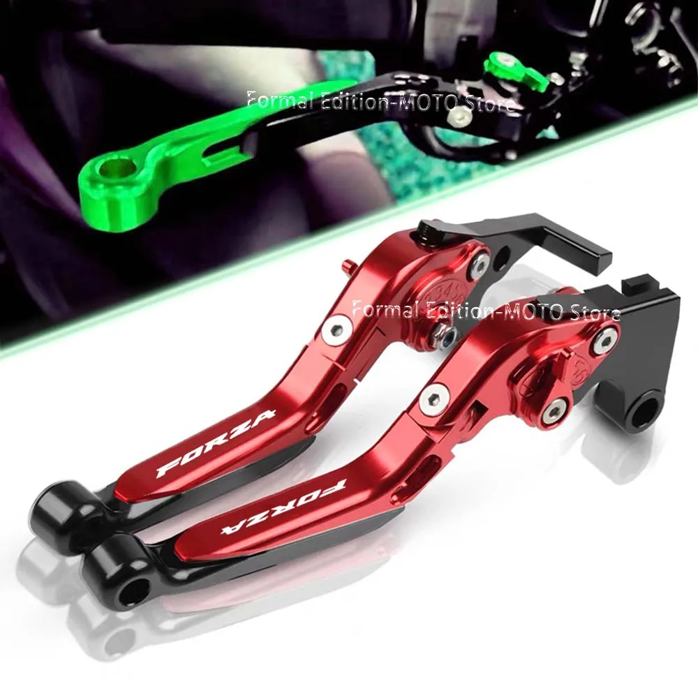 Folding Extendable Brake Clutch Levers Handle Brake Lever Parts For HONDA FORZA 300 350 NSS FORZA350 FORZA300 NSS300 Accessories