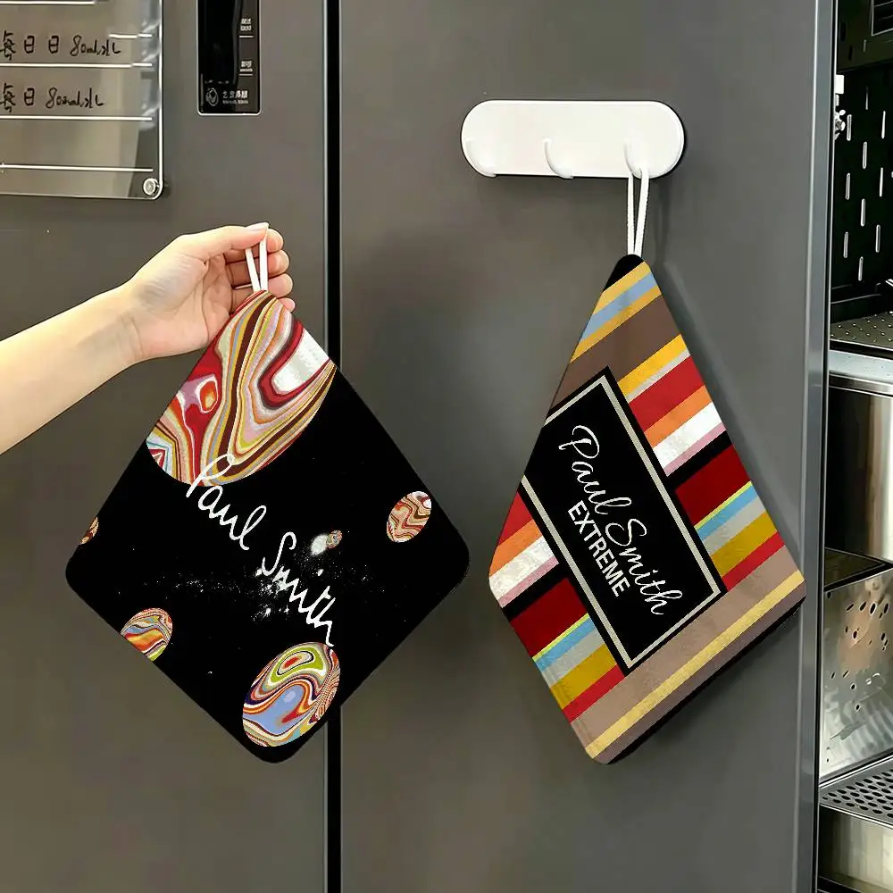 S-Smiths Fashion P-Pauls Hanging Kitchen Towel, Polyester Cotton Material, Multipurpose Hand Wiping Towel For Family