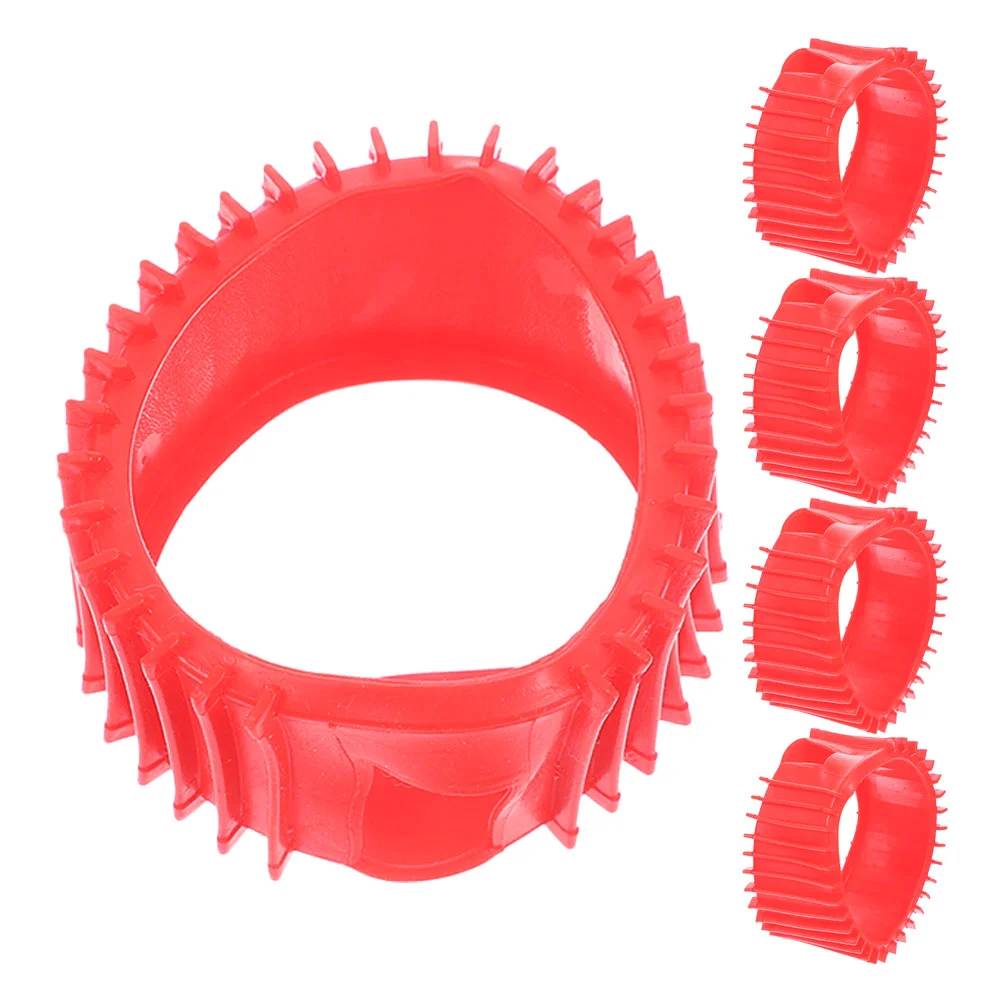 

5 Pcs Silicone Oxygen Acetylene Gauge Covers Case Anti Shock Propane Pressure Regulator Sleeve Gas Meter Boot