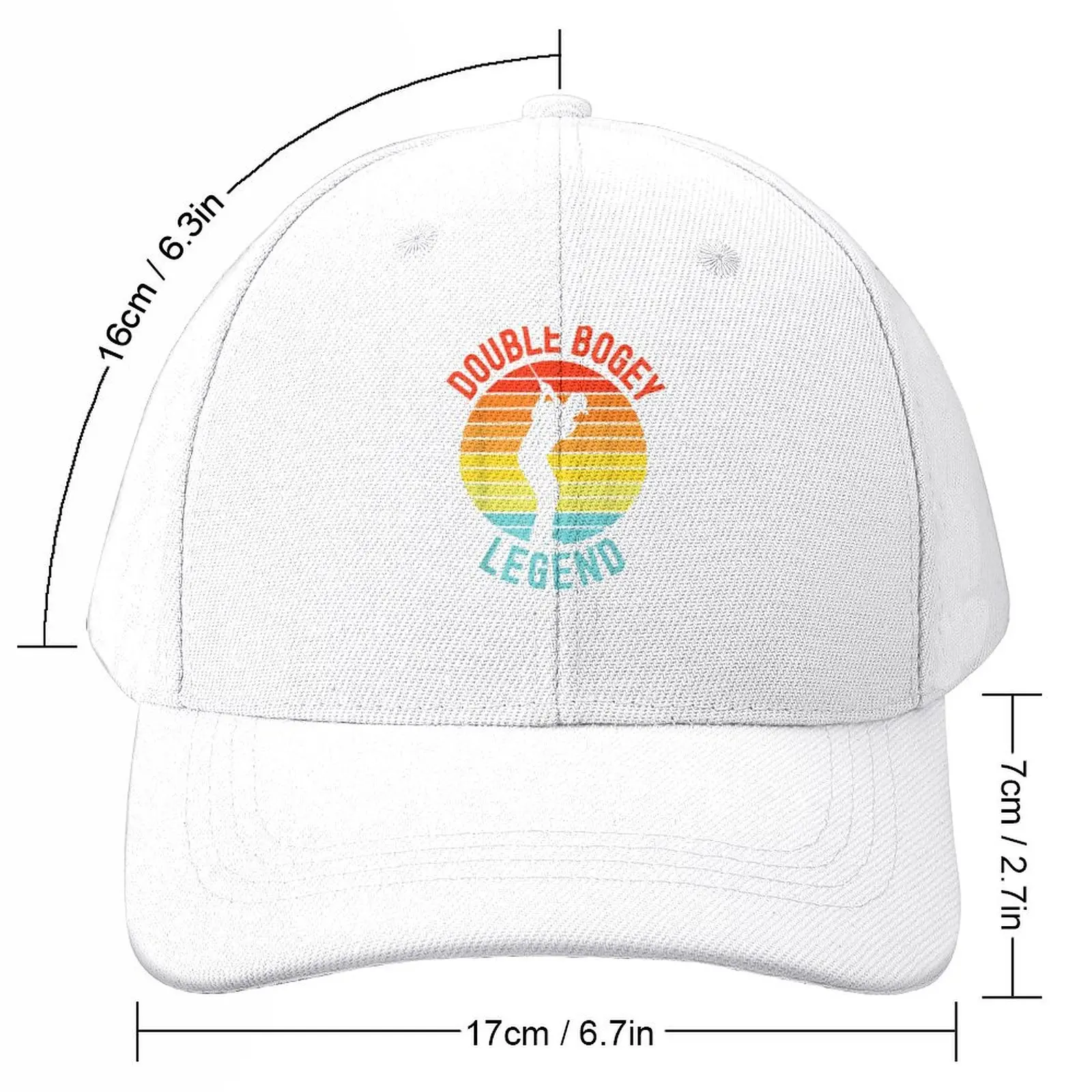 Double Bogey Legend Golf Lover Golfer Player Mens Funny Golf Baseball Cap custom Hat fashionable Hood Women's Beach Outlet Men's