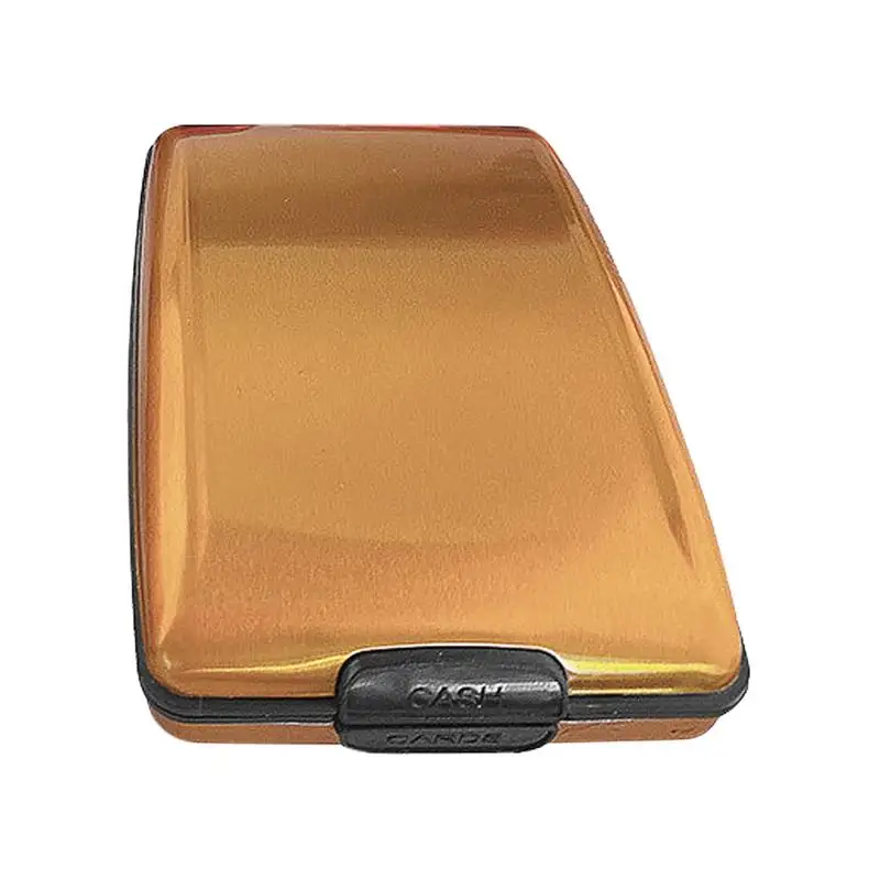 Multifunctional Card Holder Metal RFID Blocking Business Card Holder Hard Case Multifunctional RFID Blocking Business Card