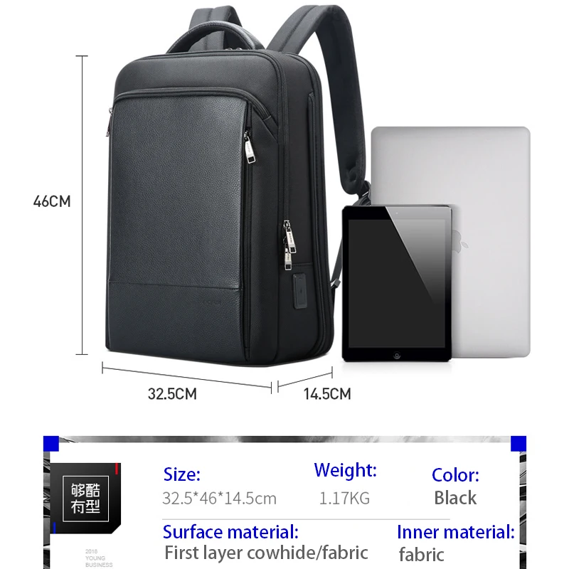 Imagem -06 - Bopai Mochila Masculina Expansível Fim de Semana Trabalho Viagem Mochila Masculina Impermeável 156 Polegadas Laptop Anti-roubo Mochila Grande Empresarial