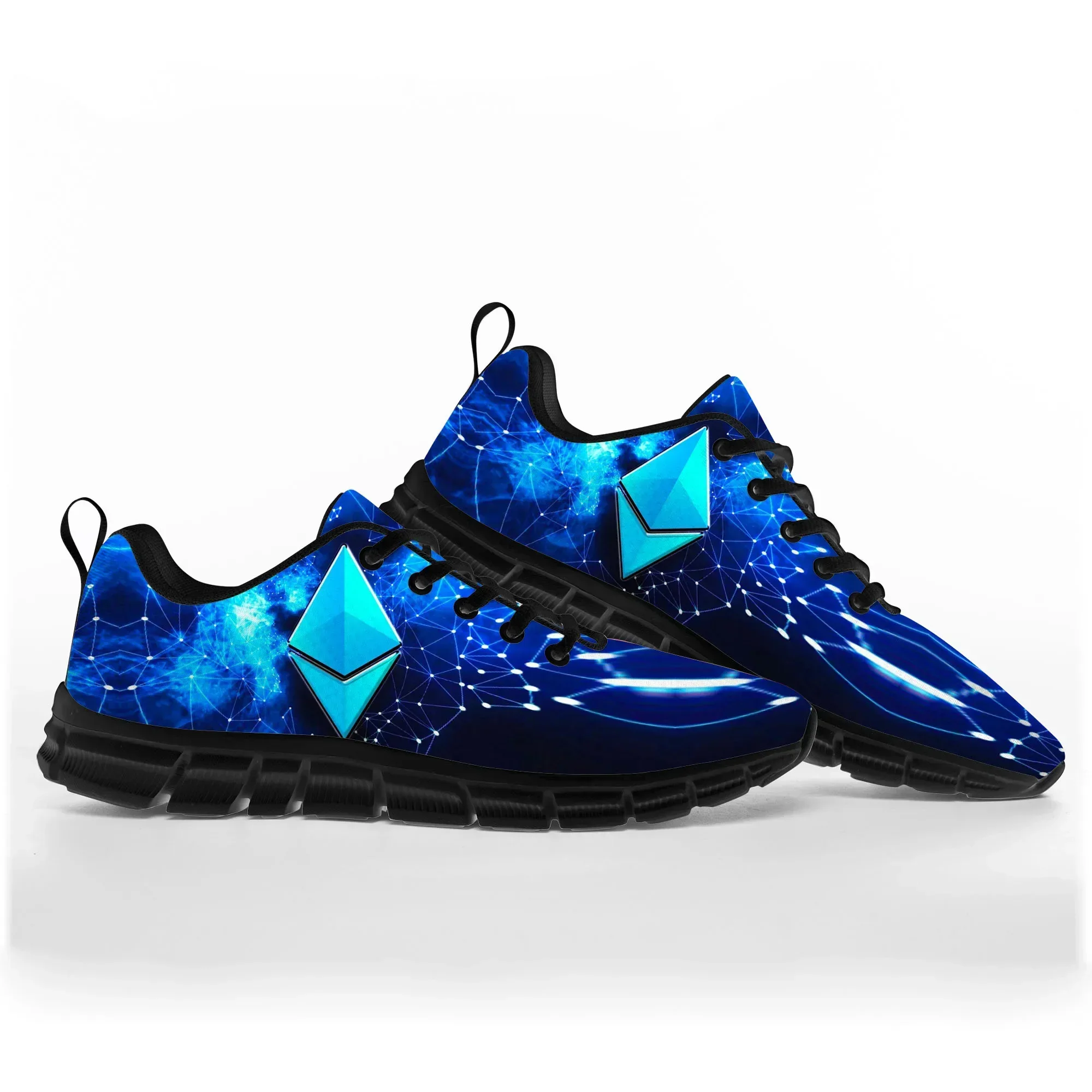 Ethereum Cryptocurrency ETH Coin Sports Shoes Mens Womens Comfortable Sneakers Casual Custom High Quality Couple Shoe