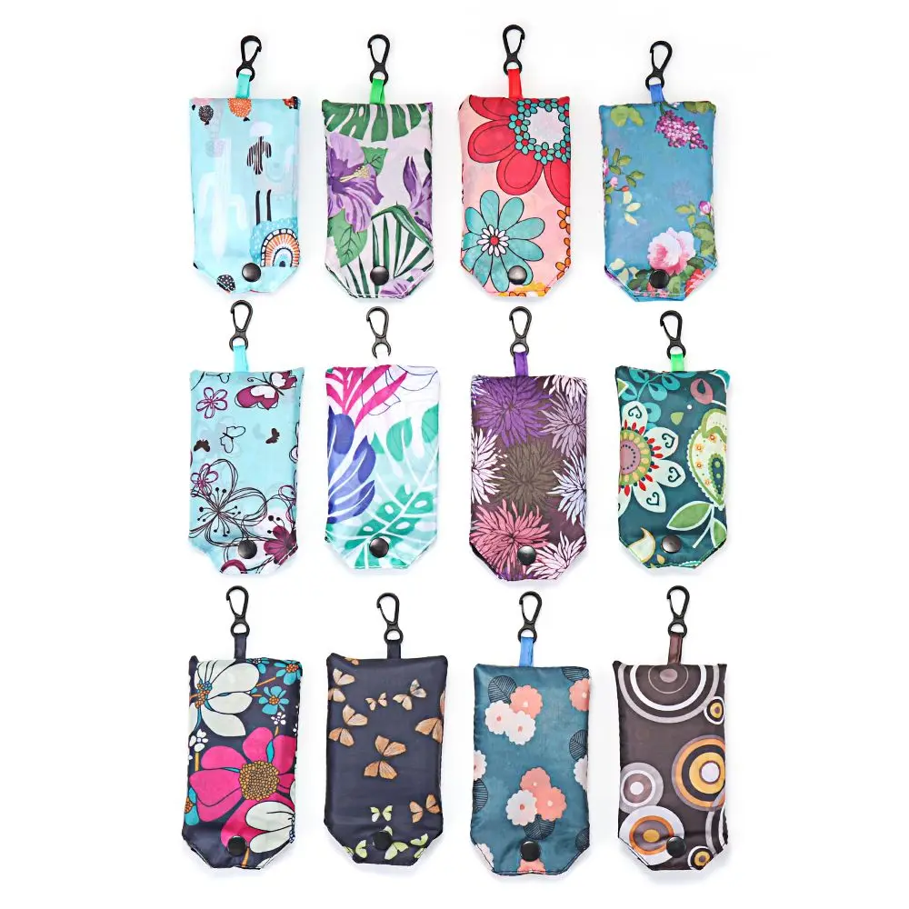 

Eco-Friendly Polyester Foldable Reusable Pouch Storage Bag Groceries Tote Shopping Bags