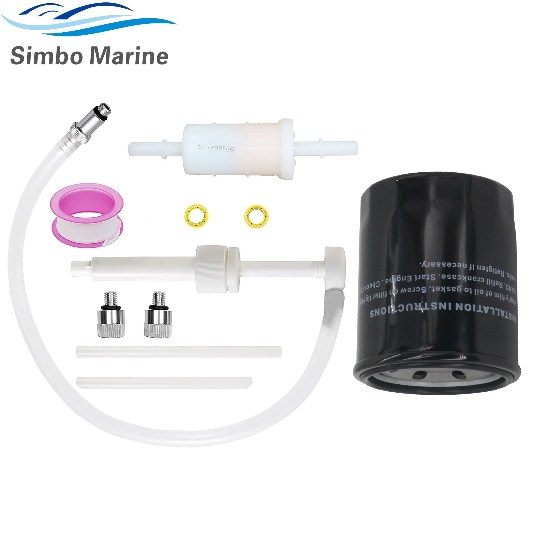 100 Hour Maintenance Kit 8M0097854 Fits for Mercury Marine 75 To 115 HP 2.1L Outboard Motor Premium Quality 8M0162829 35-879885K