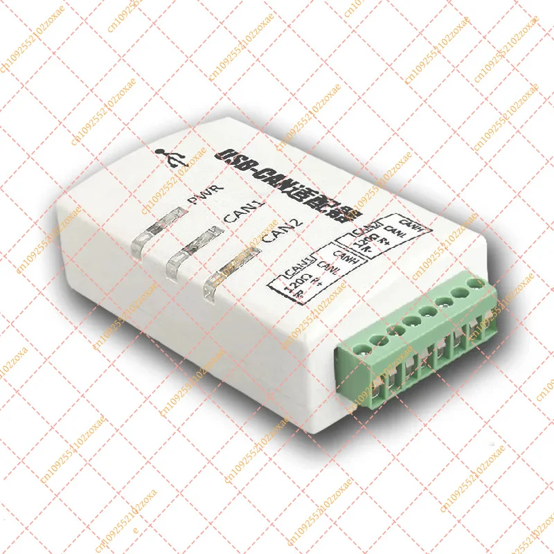 CAN Bus Analyzer USB to CAN Dual Channel J1939 CANopen USBCAN-2A Protocol Converter Tool Compatible with ZLG
