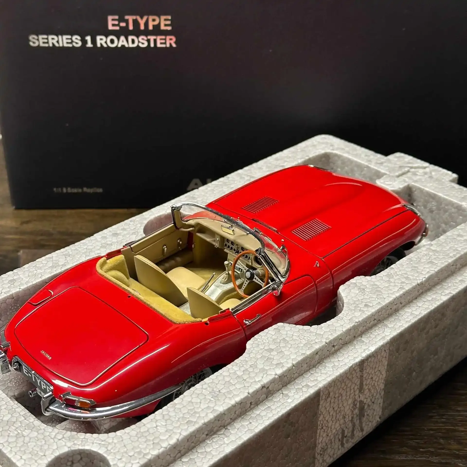 Autoart-Modèle de voiture en alliage de type E coupé, entièrement ouvert, simulation, édition limitée, cadeau de jouet, 1:18, XJ13 DType