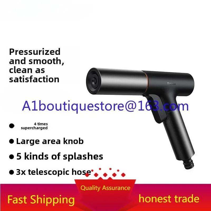 GF5 car washer high pressure household rinse pressurized car washer telescopic 30m foam pot artifact