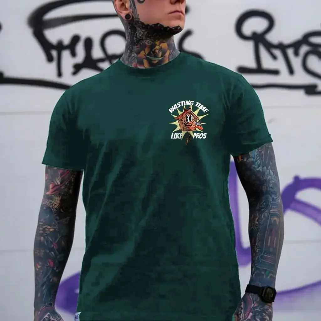 

Popular New Weird Short Sleeve Mositure Absorbing Quick Dry Cmfortable Loose T-shirts Men In The Summer Of 2024 Streetwear