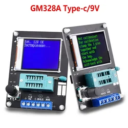 GM328A LCD Tester próbnik elektroniczny diody pojemność napięcia miernik częstotliwości PWM Generator sygnału prostokątnego kondensator Tester wycieku