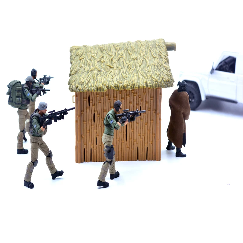 Picture 5: 1/18 Scale 3.75 Inch Action Figure Accessories, Wearable Soldier Gear Models