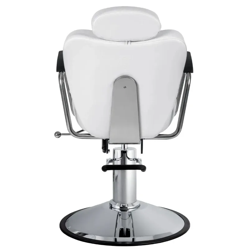 *for Milano All Purpose Reclining Salon Styling Chair Hydraulic Lift Adjustable Recline Removable Headrest Upholstered   Barber