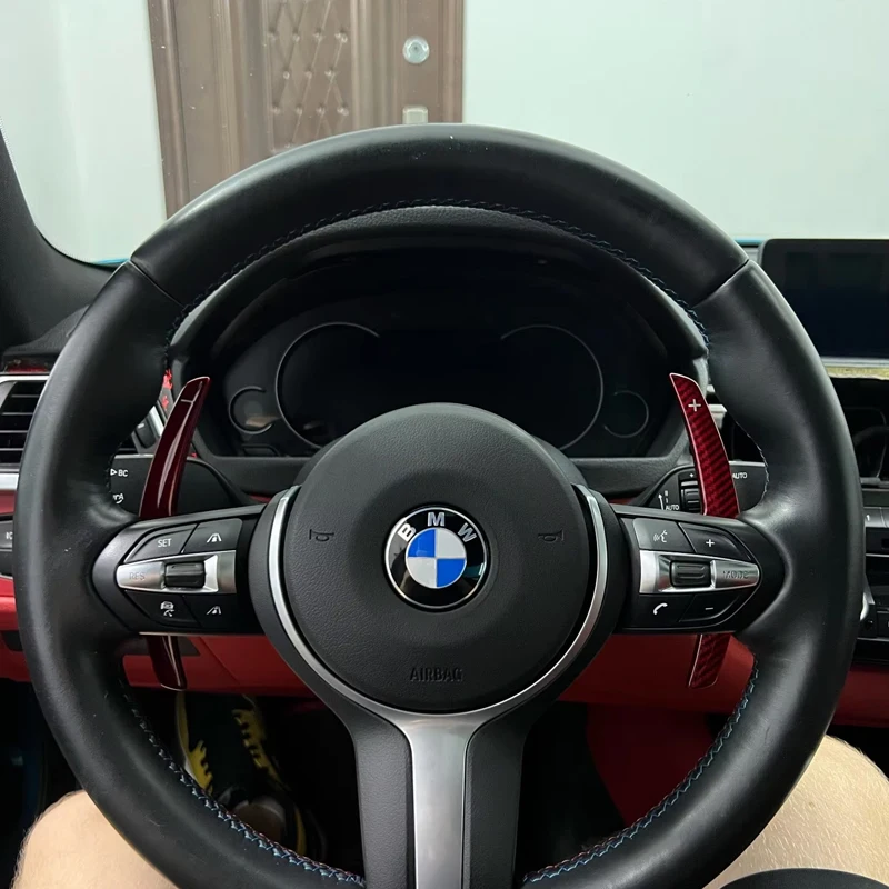 Carbon Fiber Steering Wheel Paddle Shift for BMW F36 F21 F22 F32 F30 F02 F80 F11 F06 F20 F23 F10 F12 F26 F15 M3 M4 M5 M6 - Image 6