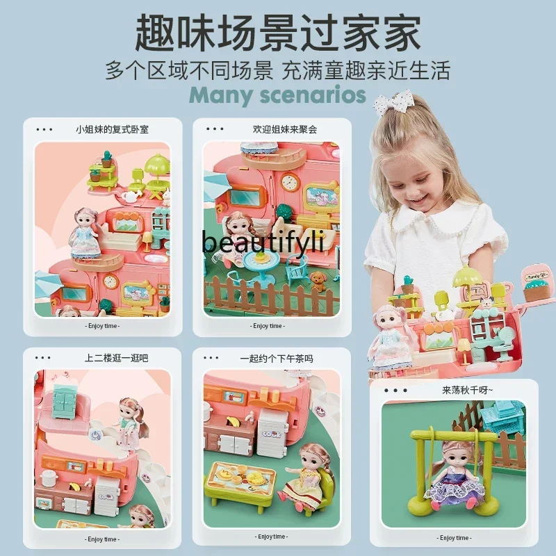Children's Toys Birthday Gifts 5 Girls 3 9 Years Old Babies 6 Little Girls 4 + 7 Doll Princess