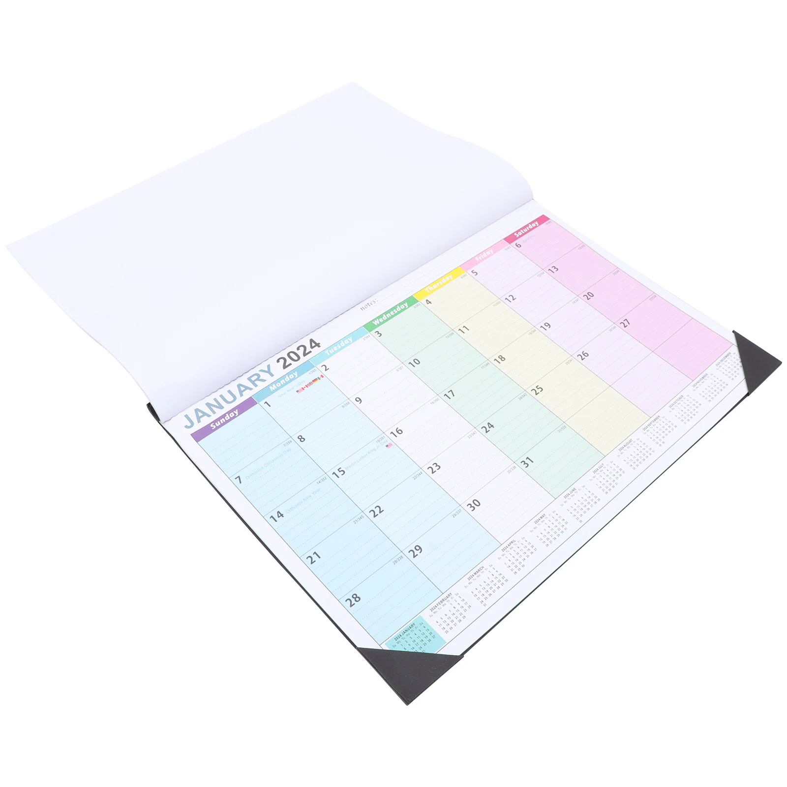 

2024 Calendar English 2023-2024 Small Wall Large Appointment Daily Use Paper Calendars Office