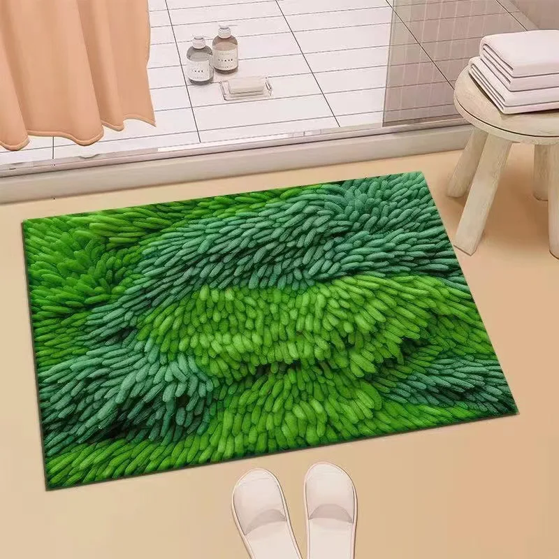 Drop Shipping Absorbent Doormat Non Slip Bathroom Rug Shower Rug Kitchen Entrance Door Mats Home Floor Mat