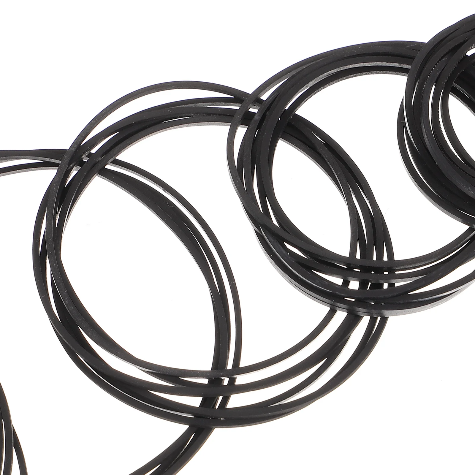 50 قطعة من أحزمة مشغلات الكاسيت المربعة لإصلاح الشريط المطاطي للصيانة