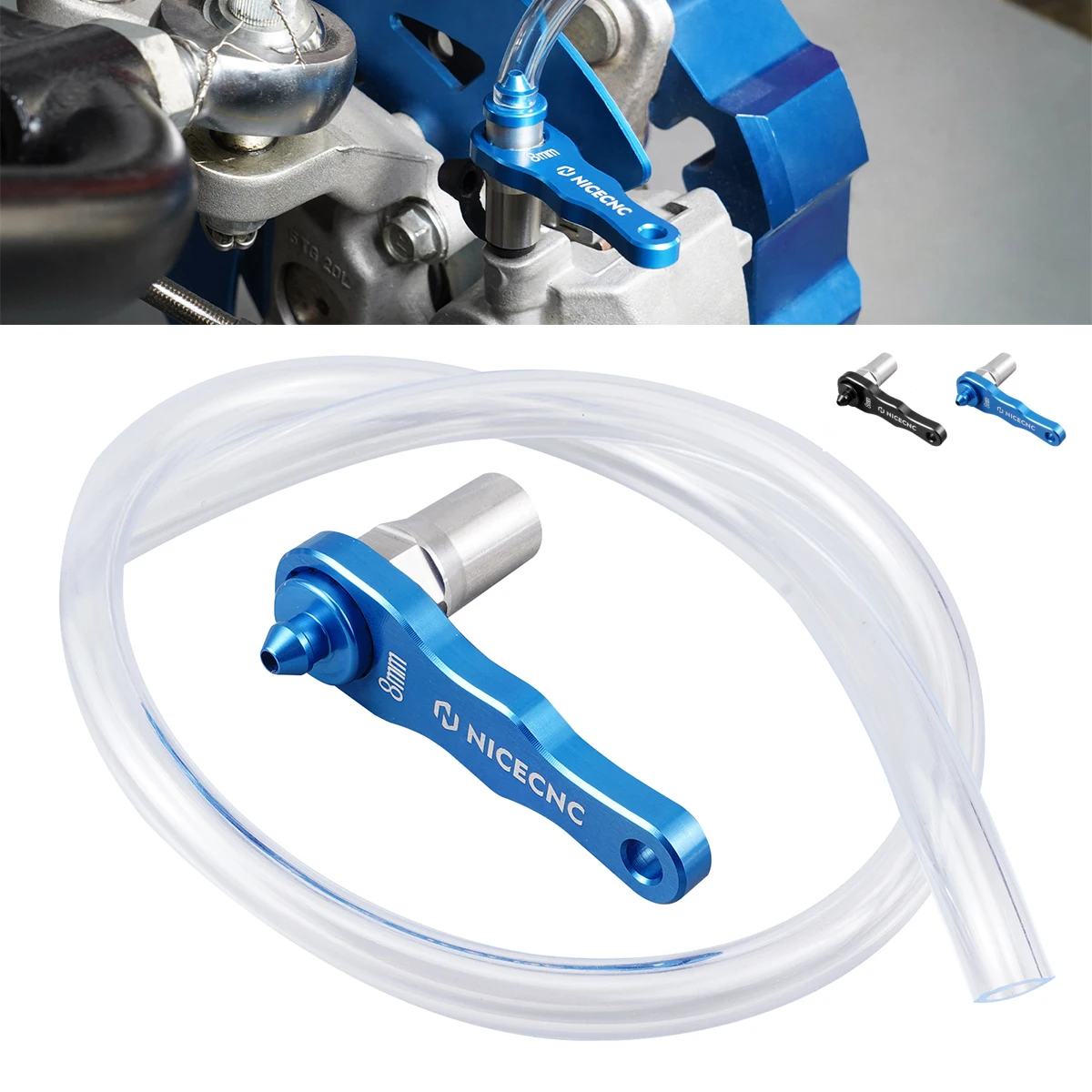 

For Yamaha Tenere 700 XTZ 700 2019-2023 8mm Mini Hydraulic Brake Clutch Bleeder Tool Tenere 700 World Raid 2022 MT07 2018-2022