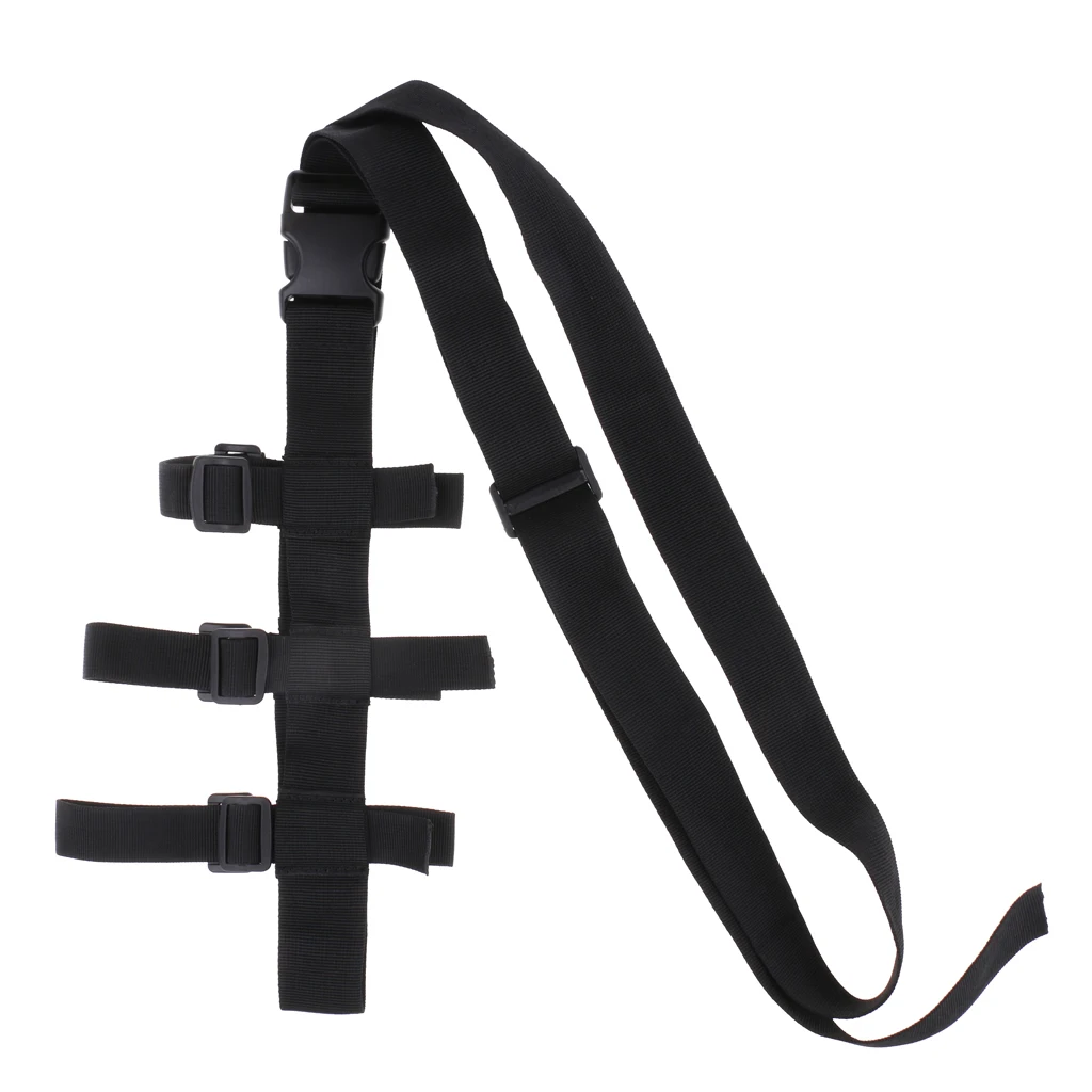 Compact Nylon Water Bottle Carrier Holder Cover & Adjustable Shoulder Strap