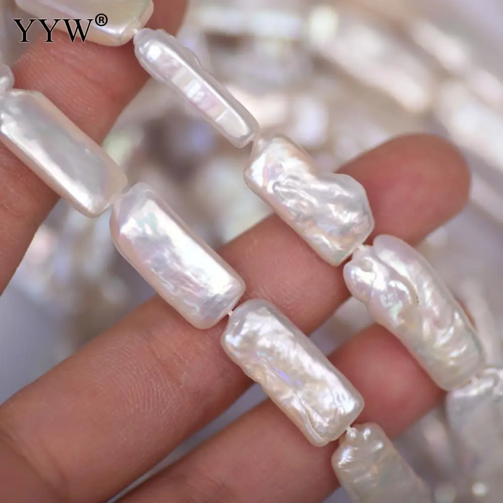 

Rectangular Pearl Beads Baroque Irregular Natural Shaped Loose Beads DIY Handmade Jewellery Accessories Wholesale Pearls 9-14mm