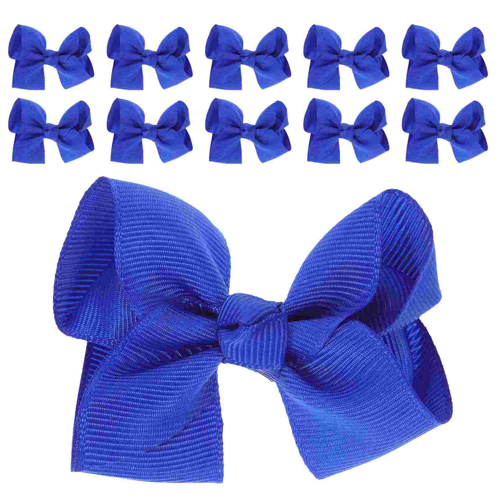 

12 Pcs Family Photo Hair Accessories Barrettes Girls Small Grosgrain Ribbon Bows Bowknot Clips Pins Party