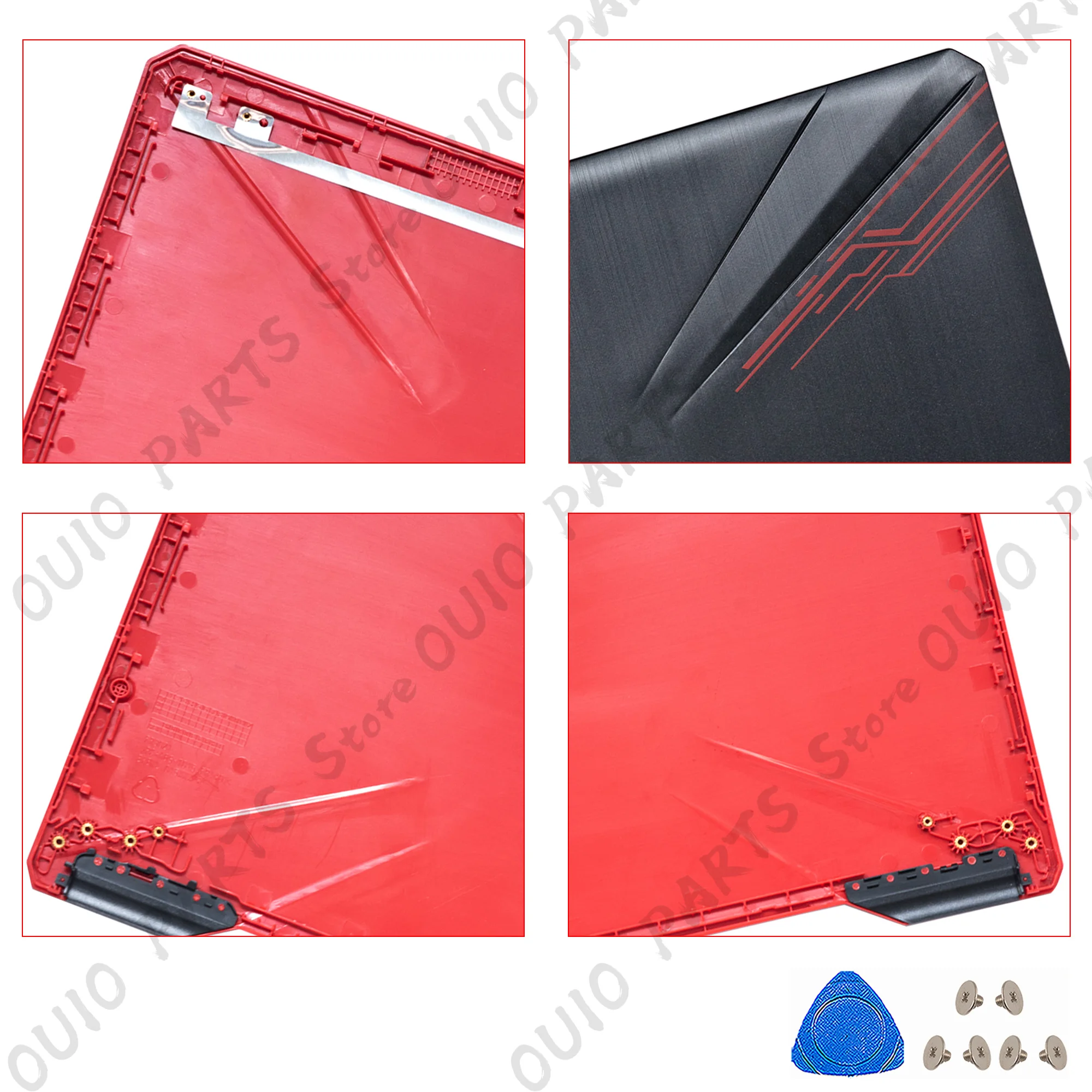Parts For FX504 FX504G FX504GE FZ80 ZX80GFX80 FX80G FX80GD LCD BACK COVER/BEZEL/HINGES BOTTOM Case Repair 15.6inch