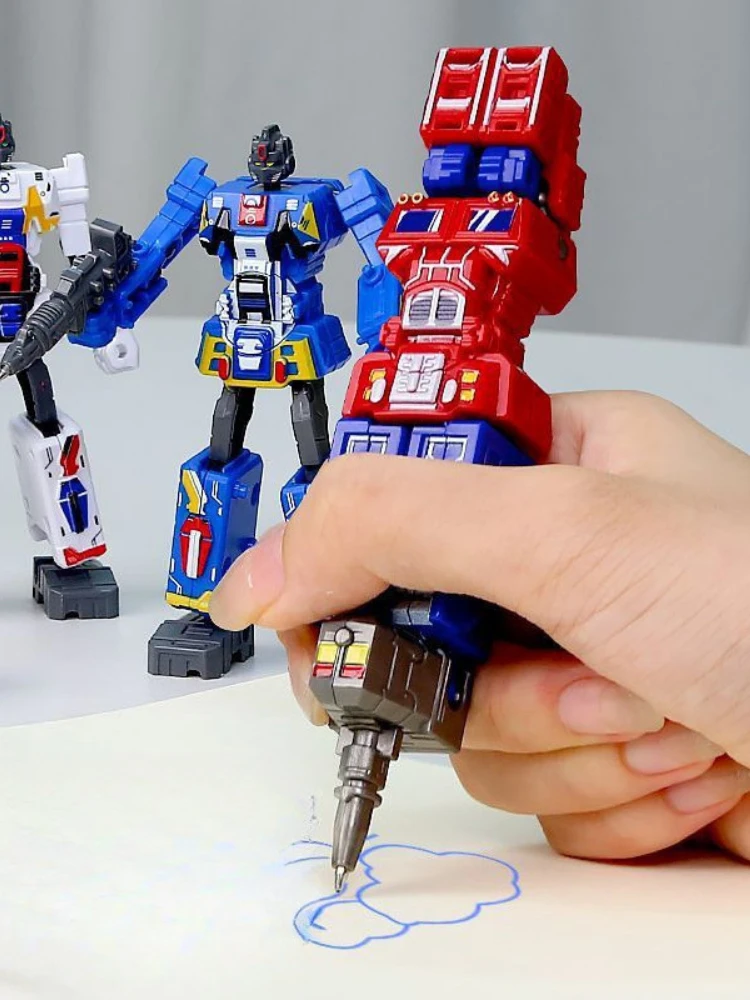 Transformateurs Robot stylo papeterie d'étude créative pour enfants garçons fournitures scolaires
