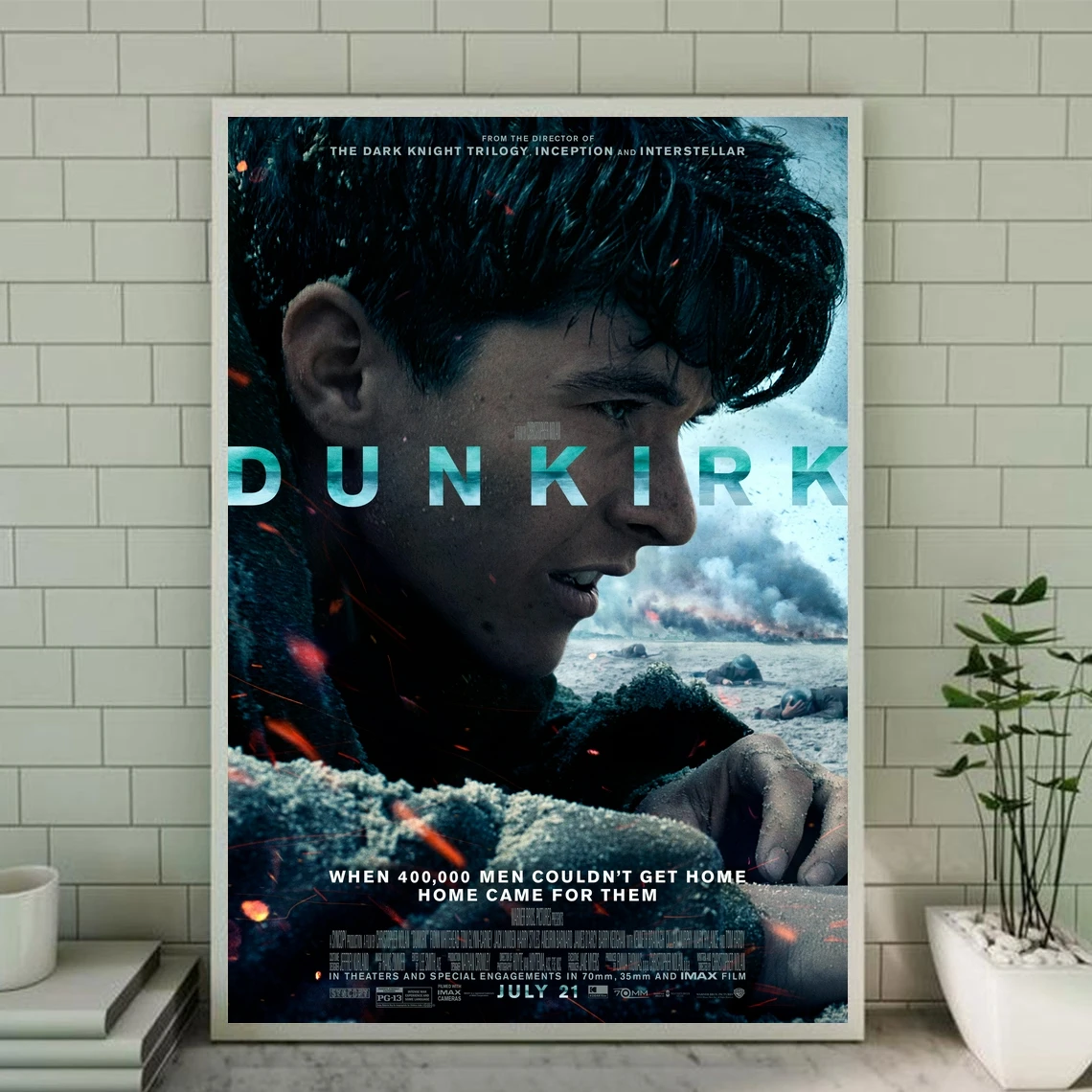 

Dunkirk Classic Movie Poster Canvas Art Print Home Decoration Wall Painting ( No Frame )