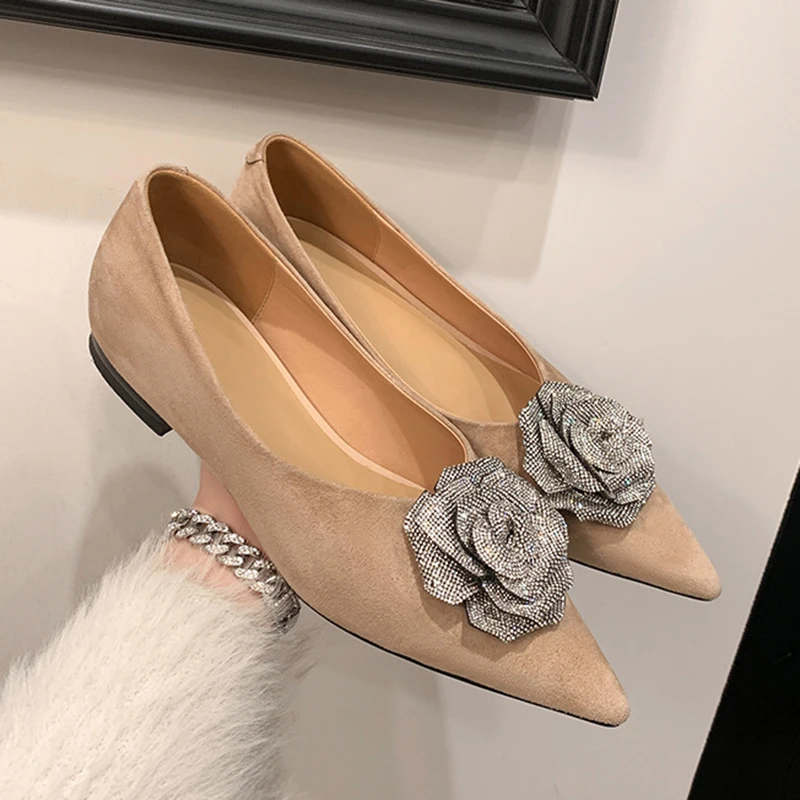 

Women Soft Sheepskin Pointed Toe Thin Heels Soft Genuine Leather High-Heels Shoes Spring Summer Office Ladies Shoes Size 34-39