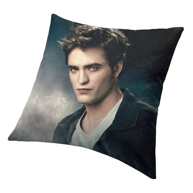 The Twilight Saga Edward Cullen Modern Pillow Cover Decoration Vampire Fantasy Film Car Cushion Case 3D Printing Sofa Cushions