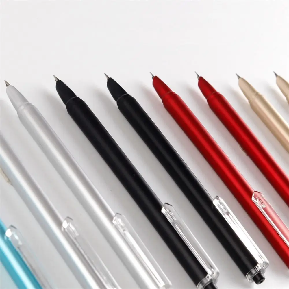 Office Multicolor Business Metal 0.38mm Stationery Signature Pen Press Fountain Pen Retractable Fountain Pen Fountain Pen