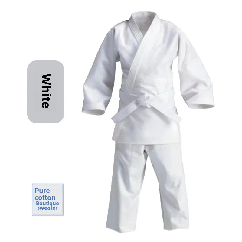 Judo Clothing Adult Children Martial Arts Sets Competition Professional Cotton Stitching Craft Thickening Jiu-Jitsu Taoist Robe