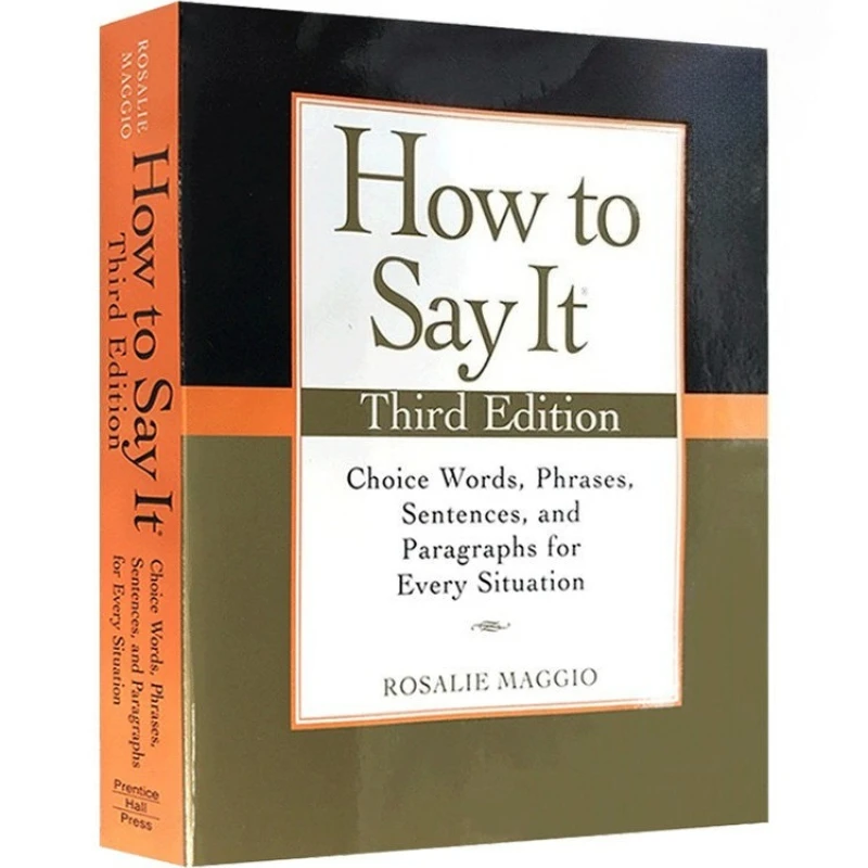 How To Say It Third Edition By Rosalie Maggio English Writing And Communication Book Useful Words Phrases