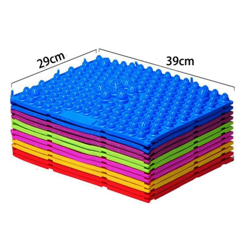 반사 요법 발 마사지 매트 지압 요법 감각 완구 특별 요구 사항 ADHD 자폐증 Jeux De Sport 어린이 성인 29*39