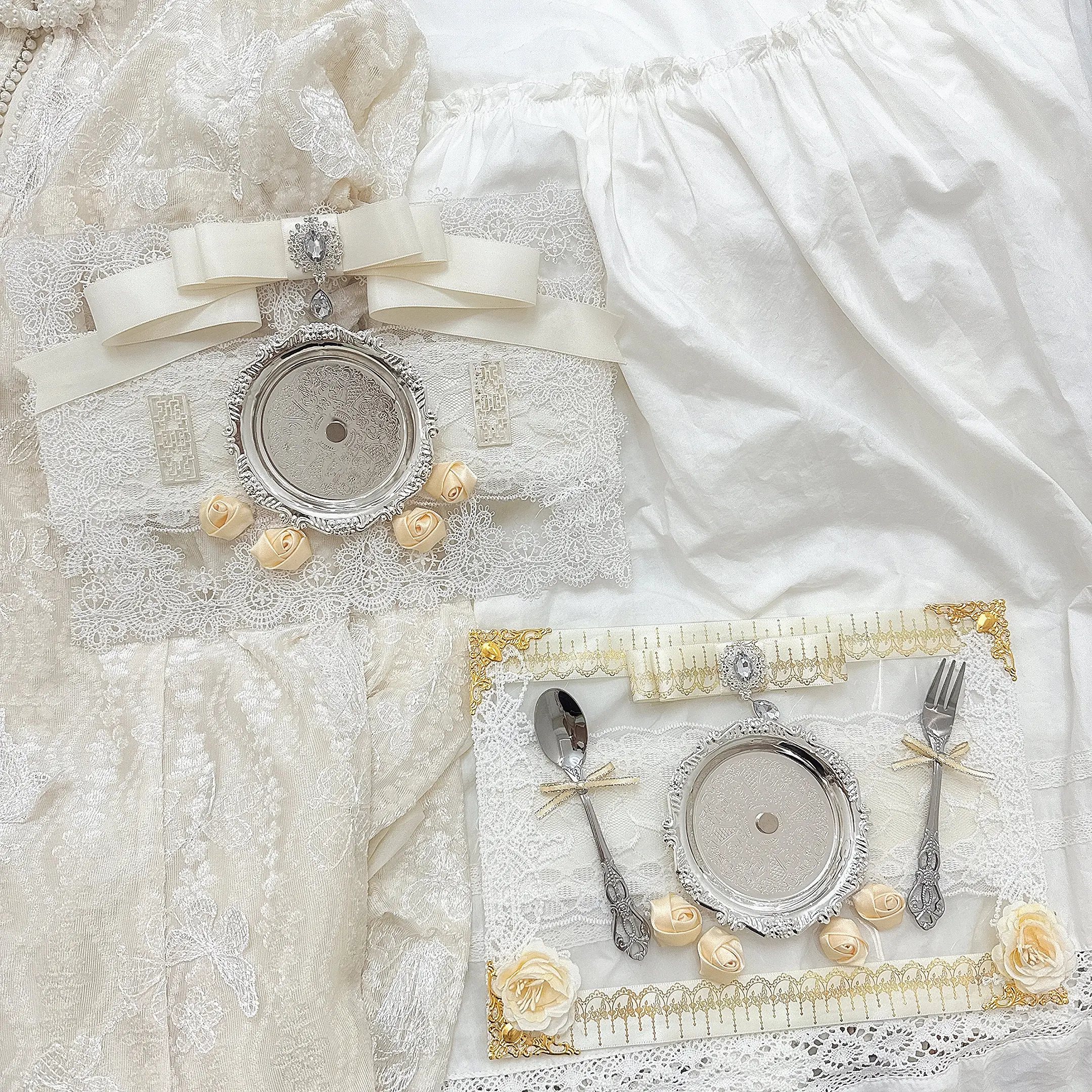 Original Size 27×19cm Wedding Valley Pain Board Valley Beauty Ballet Style Exquisite Elegant Ltabag Decorative Accessories