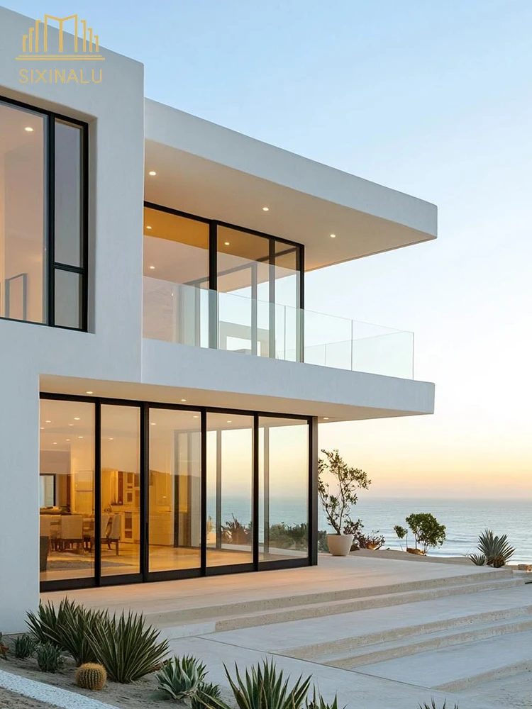 

Sixinalu Sliding Door Hurricane Impact Door with Screen Bi Fold Door Exterior Entry Double Glaszed Aluminum Garden Home Custom