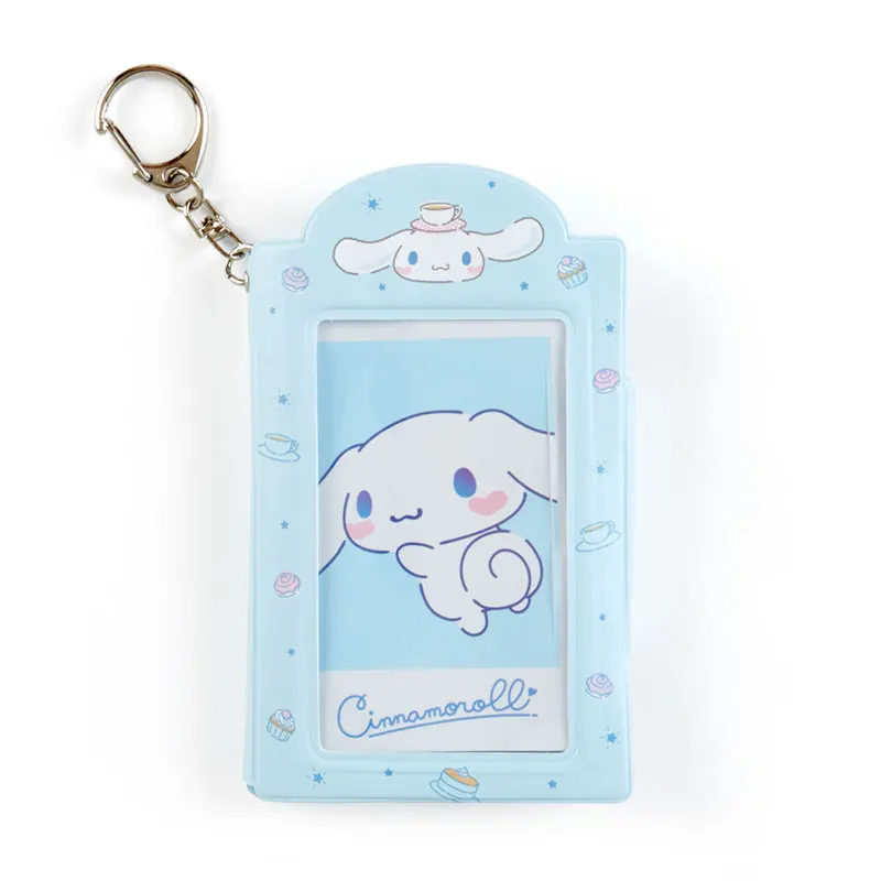 Sanrio Cartoon Card Holder Cinnamoroll Mymelody Tuxedosamid Photo Folder Keychain Note Bag Pendant Anime Action Figures Toys