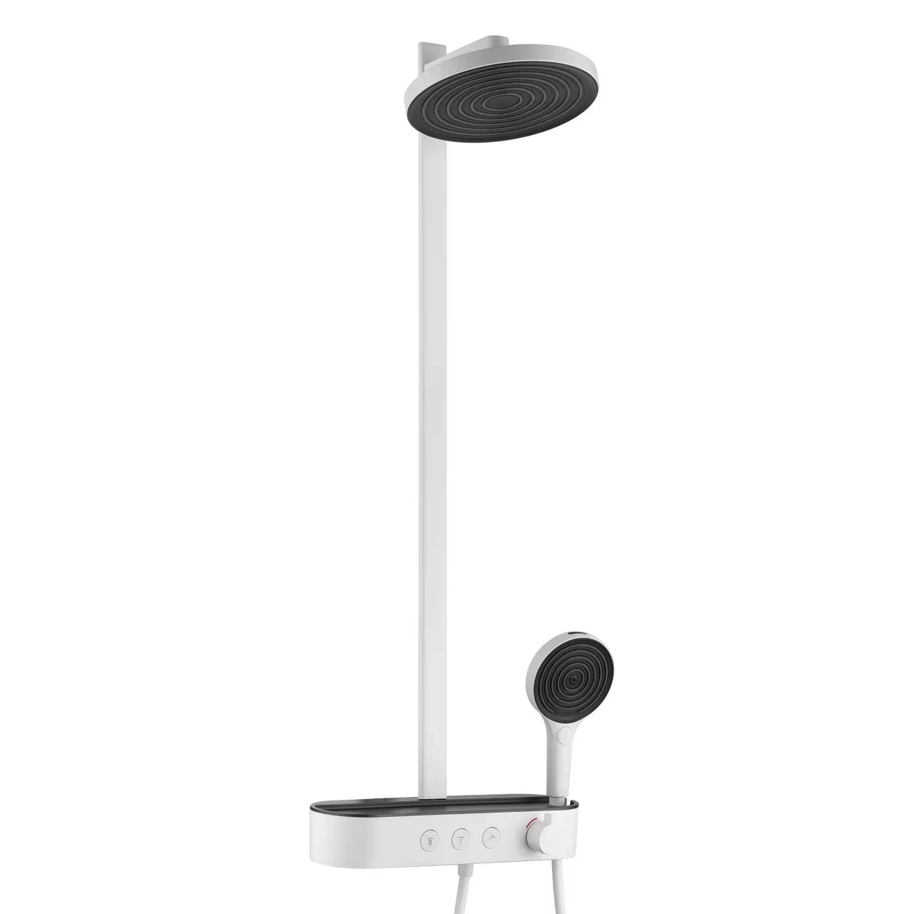 New Wall Mounted Rain Shower Set Hot and Cold Water Mixer Faucet Durable Ceramic Valve Core Made From High Quality Copper