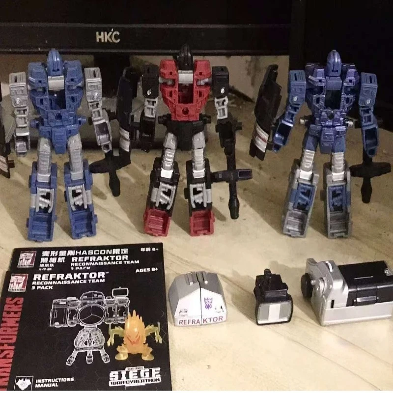 Auf Lager Transformer E5799 Reflektor Drei-Personen-Set Actionfiguren Studiodekorationen Robotermodell Hobby-Sammlung Geschenkfigur