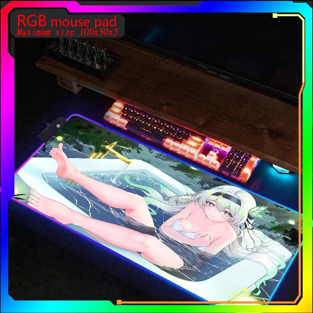 Clavier rétro4.2 pour ordinateur portable Honkai Star Rail Firefly, impression HD, Best SlessMouse Sub, RVB, média Steelseries, DeskSub Mause Sub