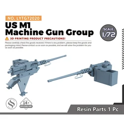 Yao's Studio LYTG72020 1/72 Model Upgrade Parts US M1 Machine Gun Group