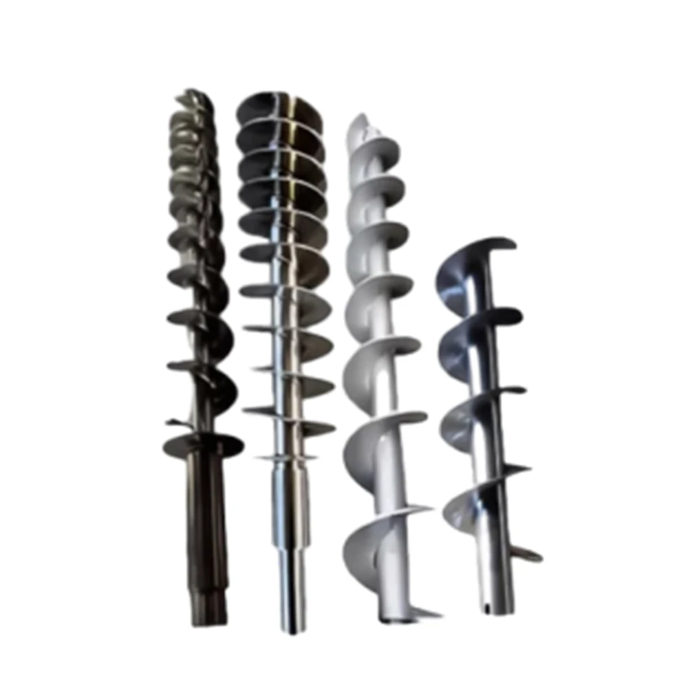 Custom‑Made Single Piece Welded Spiral Auger Flight 304 Stainless Steel Carbon Steel Wear Resistant Screw Blade for Screw auger