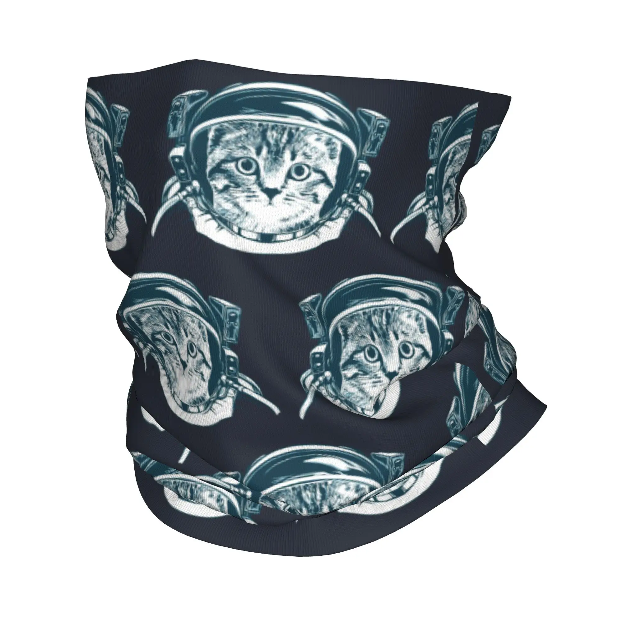 

Бандана-шарф Space Cat Astronaut с принтом, многофункциональная балаклава для активного отдыха, унисекс, для взрослых