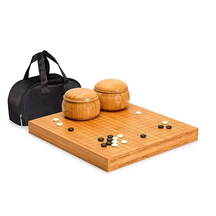 

Hot Sale Premium Chinese Go Chess Board Ceramic Stone Weiqi Table Game Set