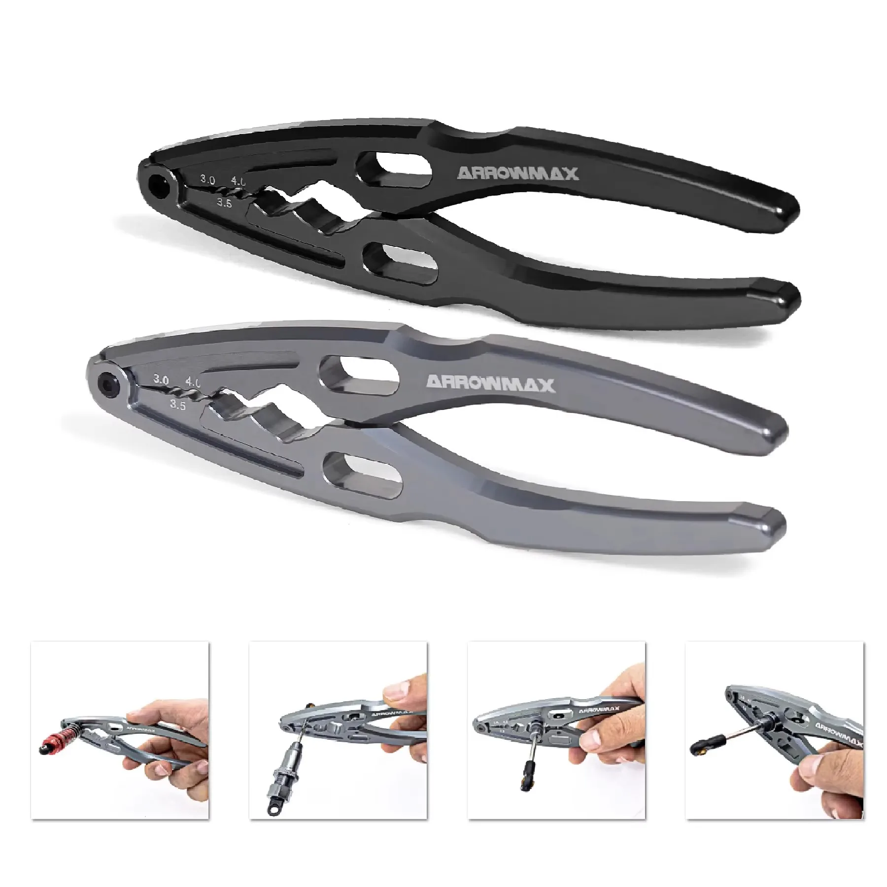 Universal RC Shock Pliers w/Ball End Multi-Function Clamp Tools for RC Car Truck Off Road Buggy Rock Crawler，1pcs