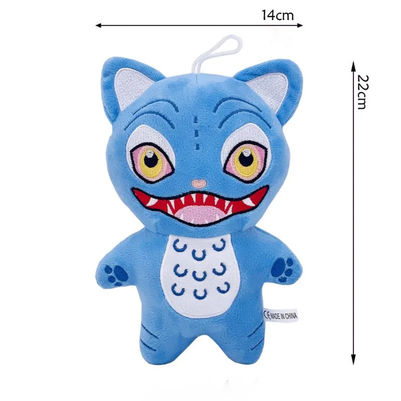 Anime nuevo Kpop Demon Hunters colgante muñeco de peluche juguete de dibujos animados lindo suave Rumi Mira Zoey muñecos de peluche juguete periferia para regalo de chico