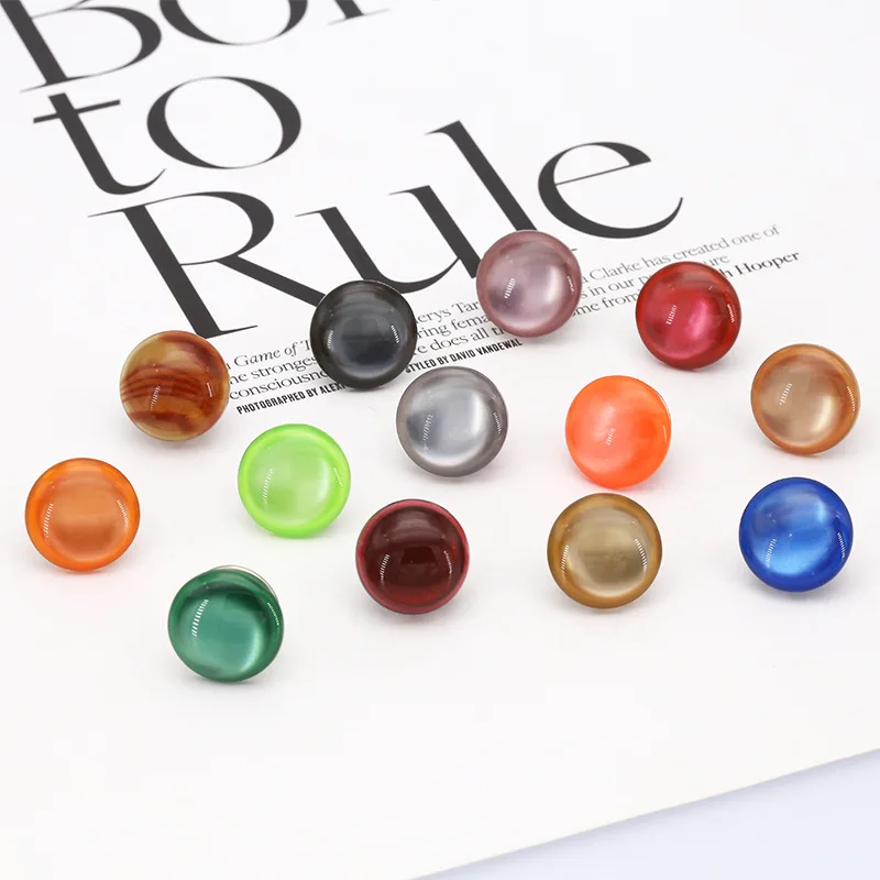 Colorful Beads Pearl Button Prevent Accidental Exposure Brooch Pins Badge Cufflinks Button for Sewing Clothes Crafts Decor