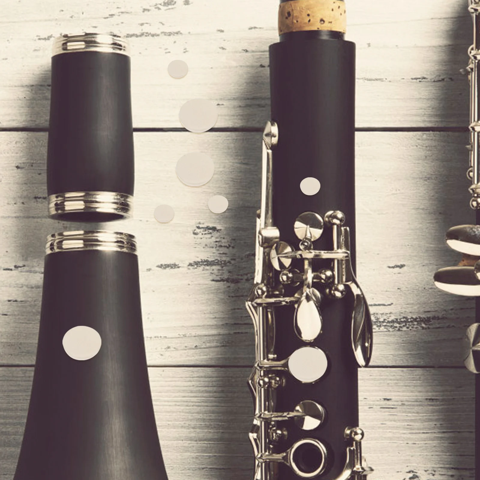 

Clarinet Sound Hole Pad Useful Accessories Gasket Cushion Supplies Replacement Mat along with