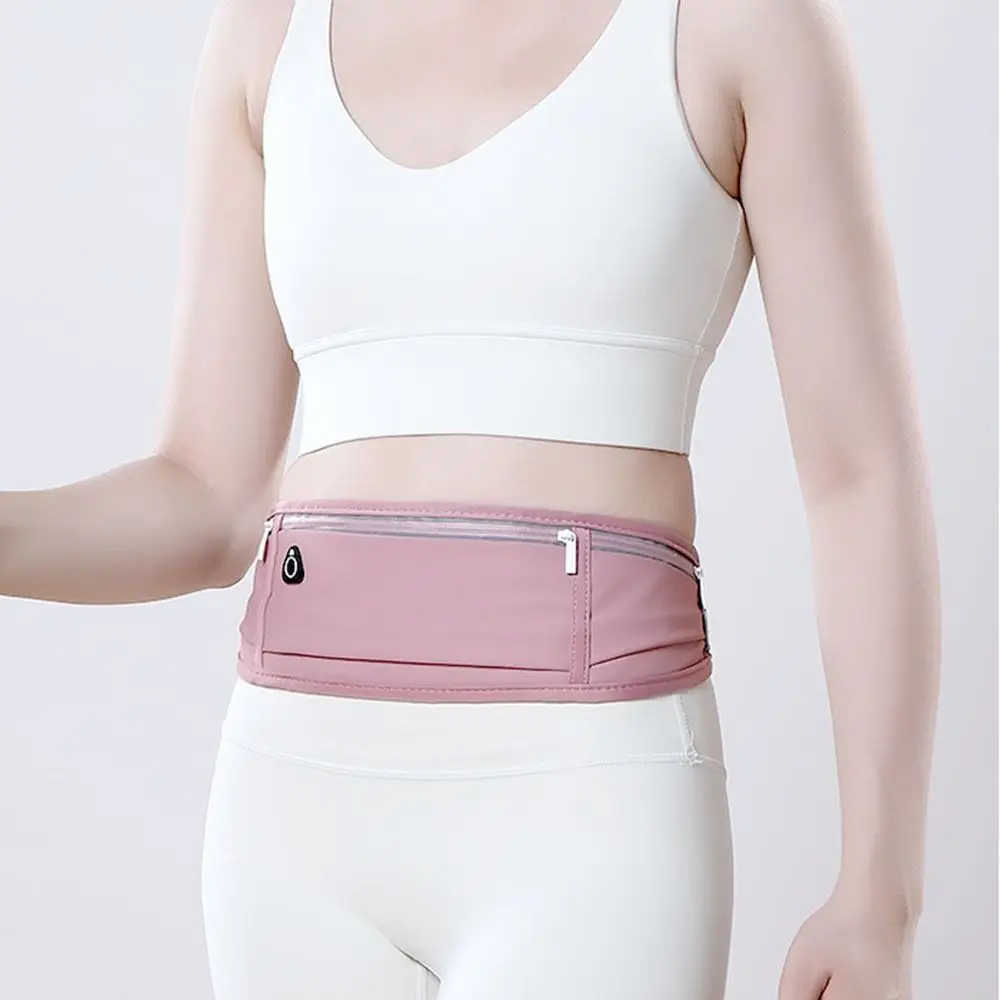 

Fashion Waterproof Running Waist Bag Breathable Lightweight Sports Belt Bag Adjustable Reflective Strip Waist Pack Gym Cycling