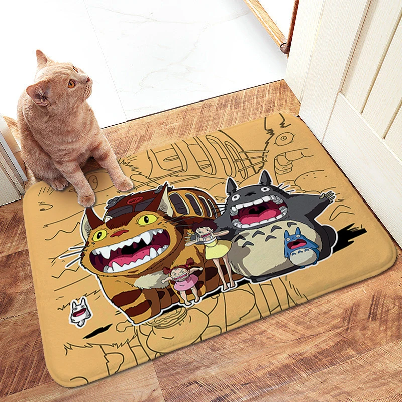 Kitchen Treadmill Rugs Z-TOTOROs Custom Aesthetic Carpet Living Room Floor Mats Kitchen Accessories Front Doormat Entrance